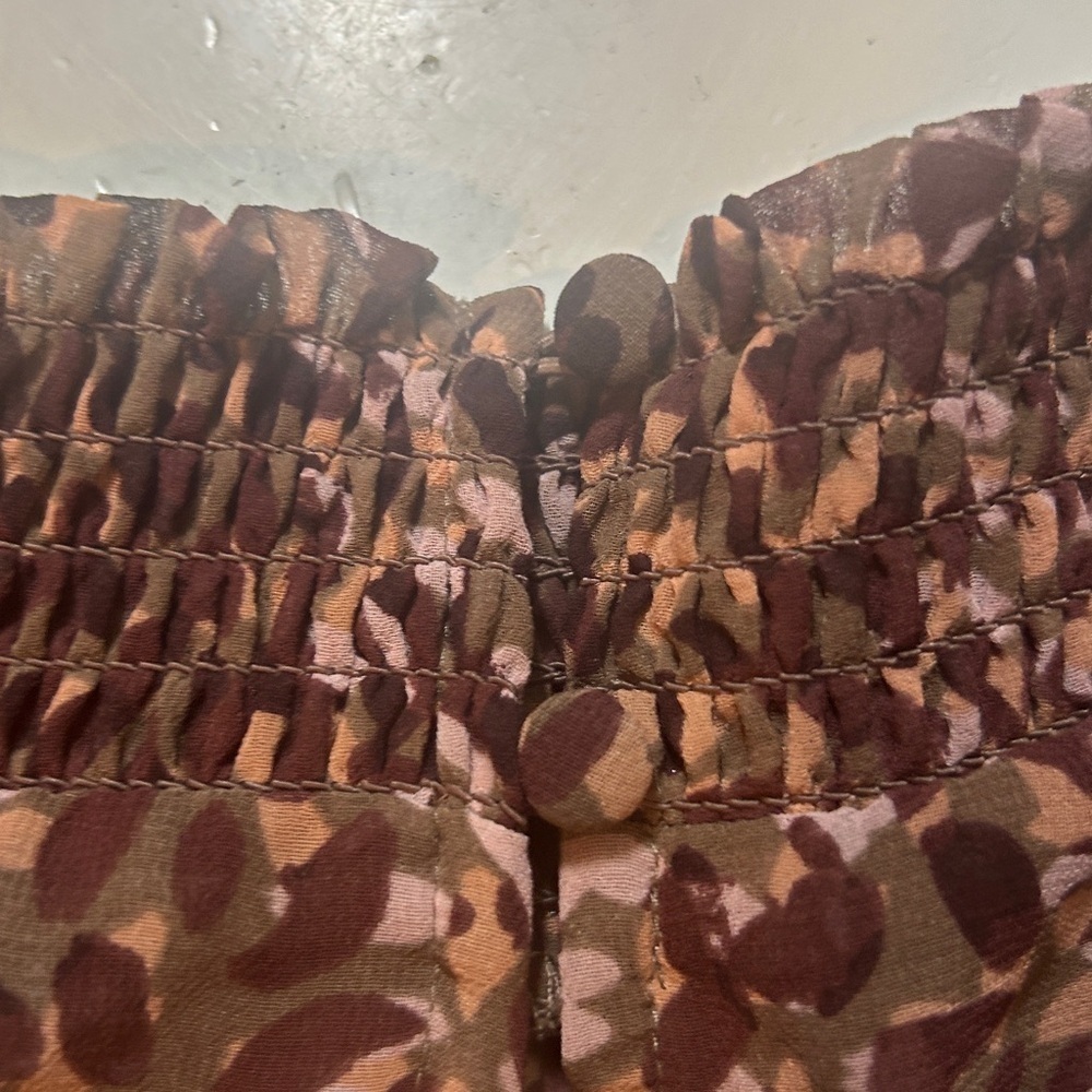 Express Pink Patterned Blouse - Picture 6 of 8